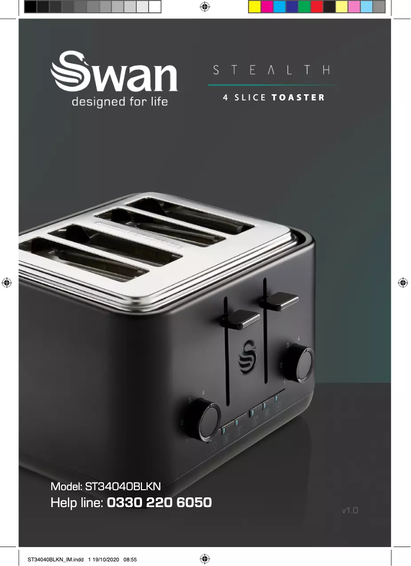 Imagen de la primera página del manual del dispositivo ST34040BLKN