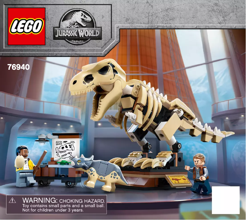Página 1 del manual Manual de usuario Lego Jurassic World 76940