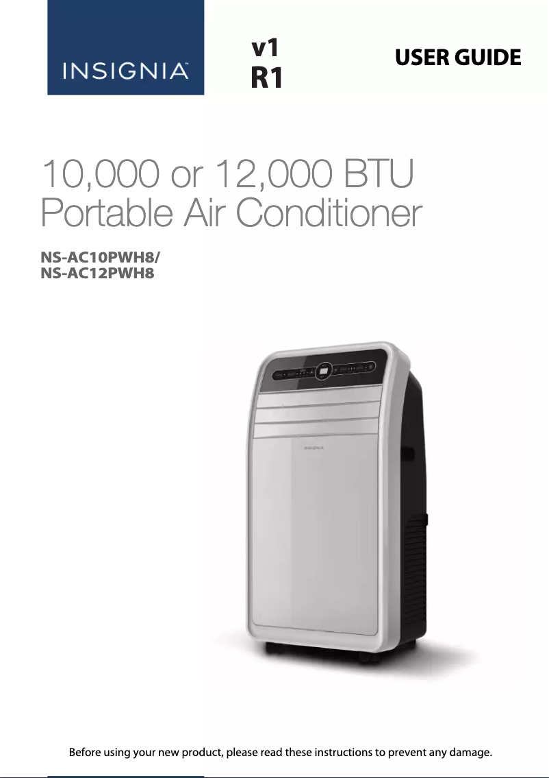 Imagen de la primera página del manual del dispositivo NS-AC12PWH8