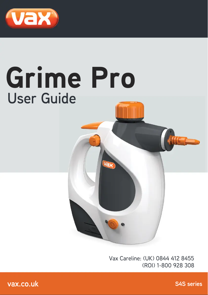 Imagen de la primera página del manual del dispositivo Grime Pro S4S
