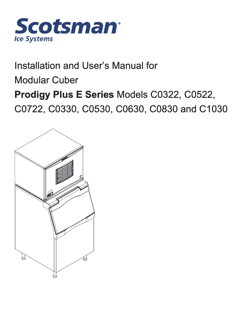 Imagen de la primera página del manual del dispositivo C1030-E