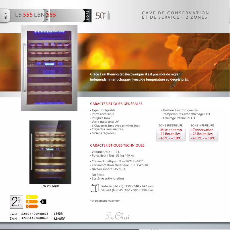 Página 1 del manual Manual de usuario Le Chai LB555