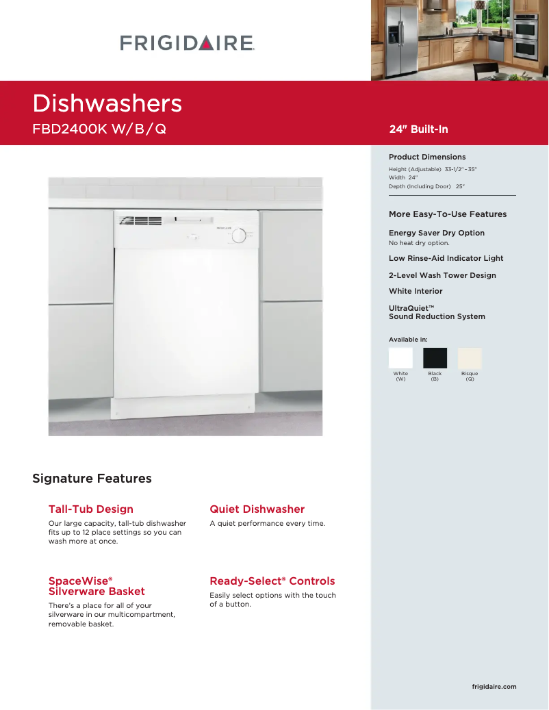 Imagen de la primera página del manual del dispositivo FBD2400K