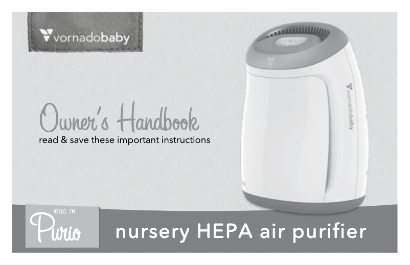 Página nº 1 - Manual de usuario Vornado Purio Nursery