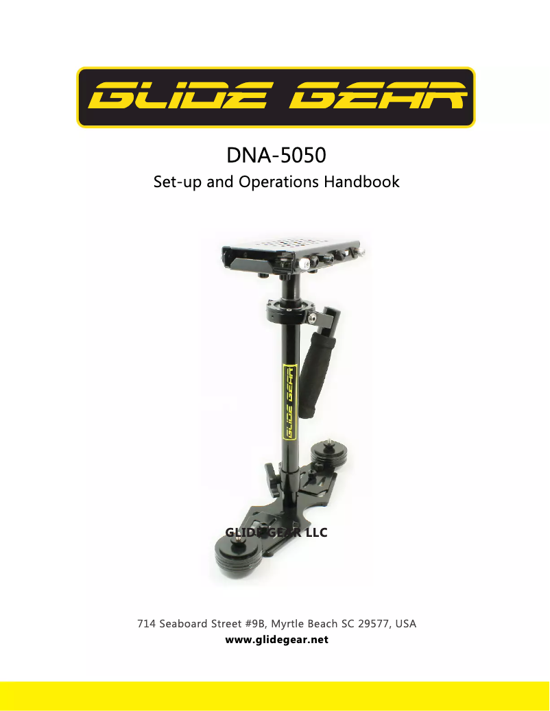 Imagen de la primera página del manual del dispositivo DNA 5050