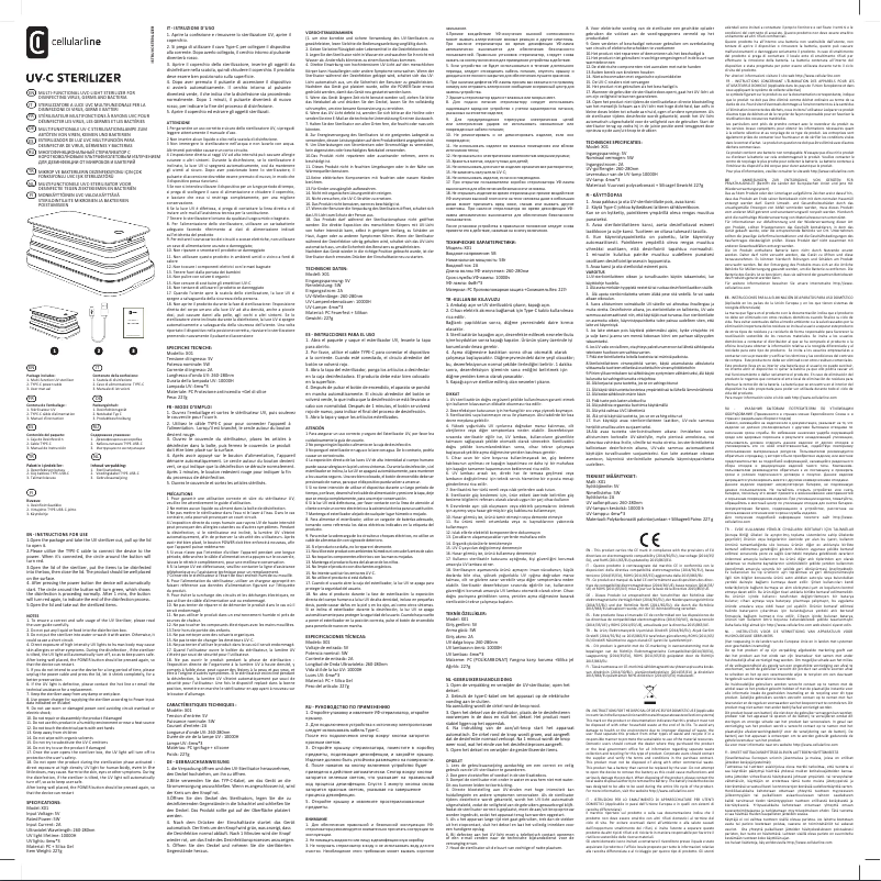 Página nº 1 - Manual de usuario Cellular Line Hi-Gens