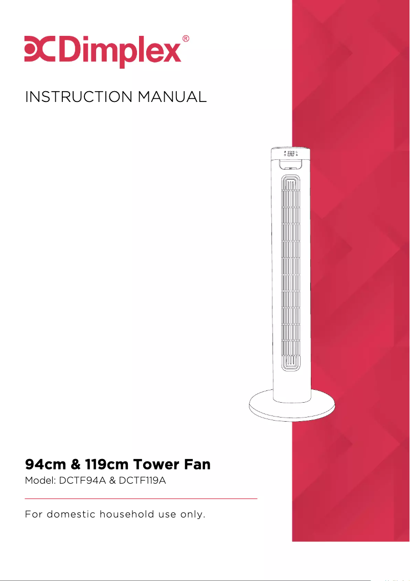 Página 1 del manual Manual de usuario Dimplex DCTF119A