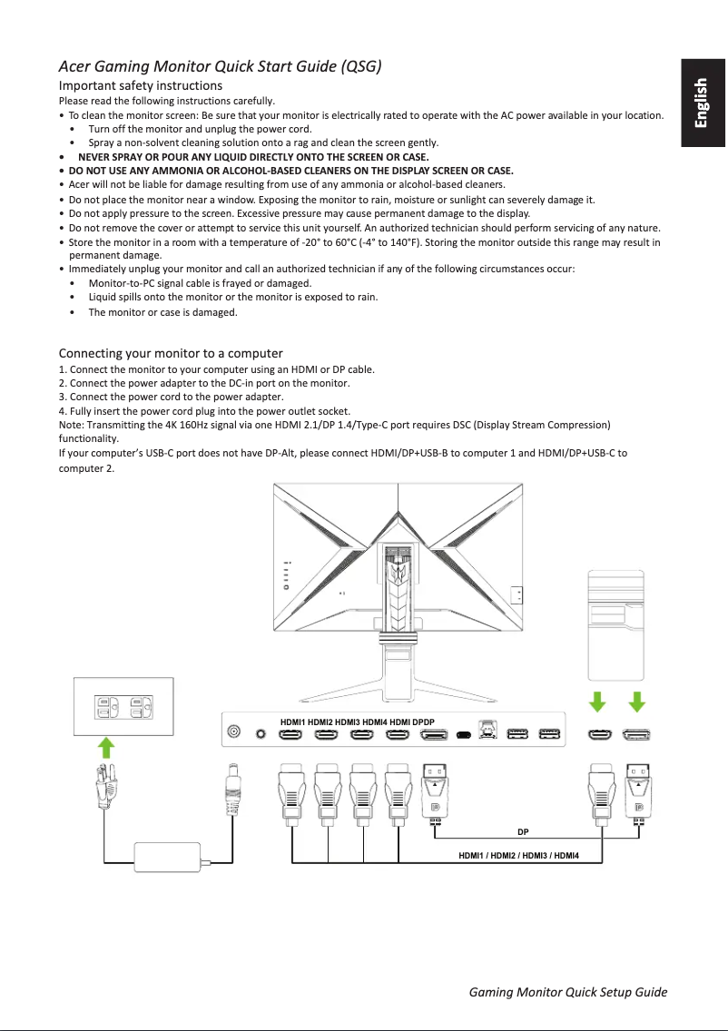 Página nº 1 - Manual de usuario Acer X32FP