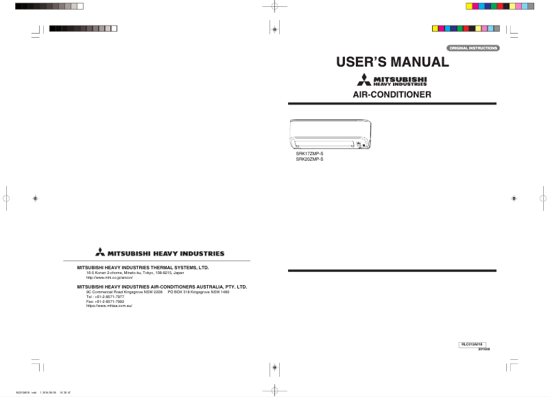 Página 1 del manual Manual de usuario Mitsubishi DXK05Z5-S