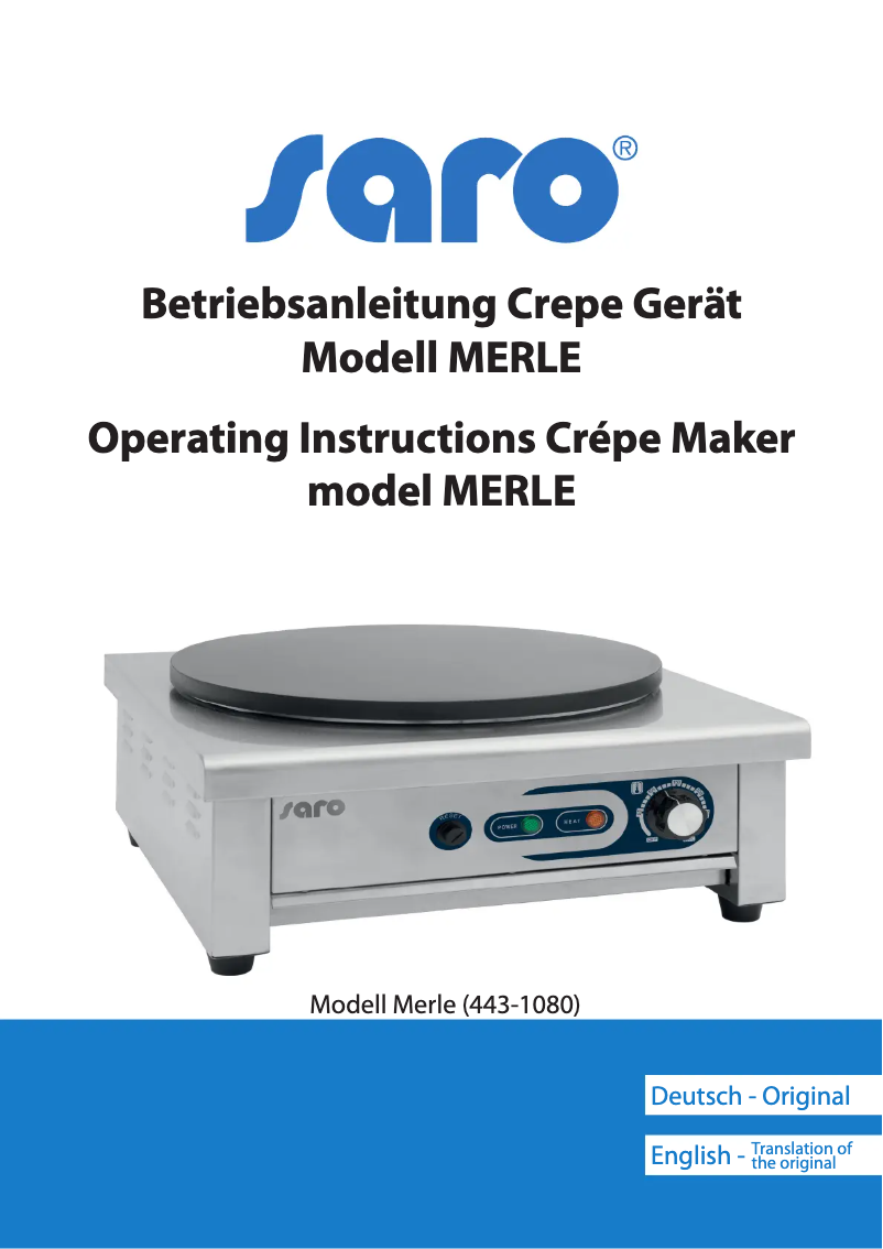 Imagen de la primera página del manual del dispositivo MERLE