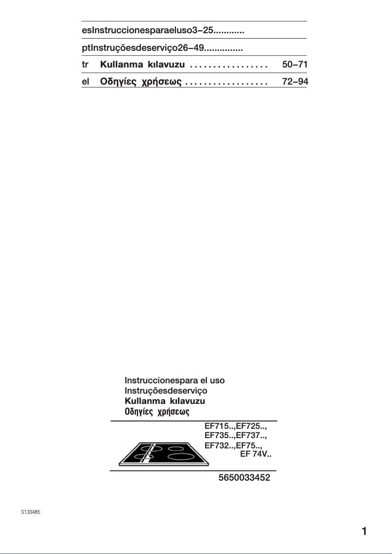 Página 1 del manual Manual de usuario Siemens EF 737501