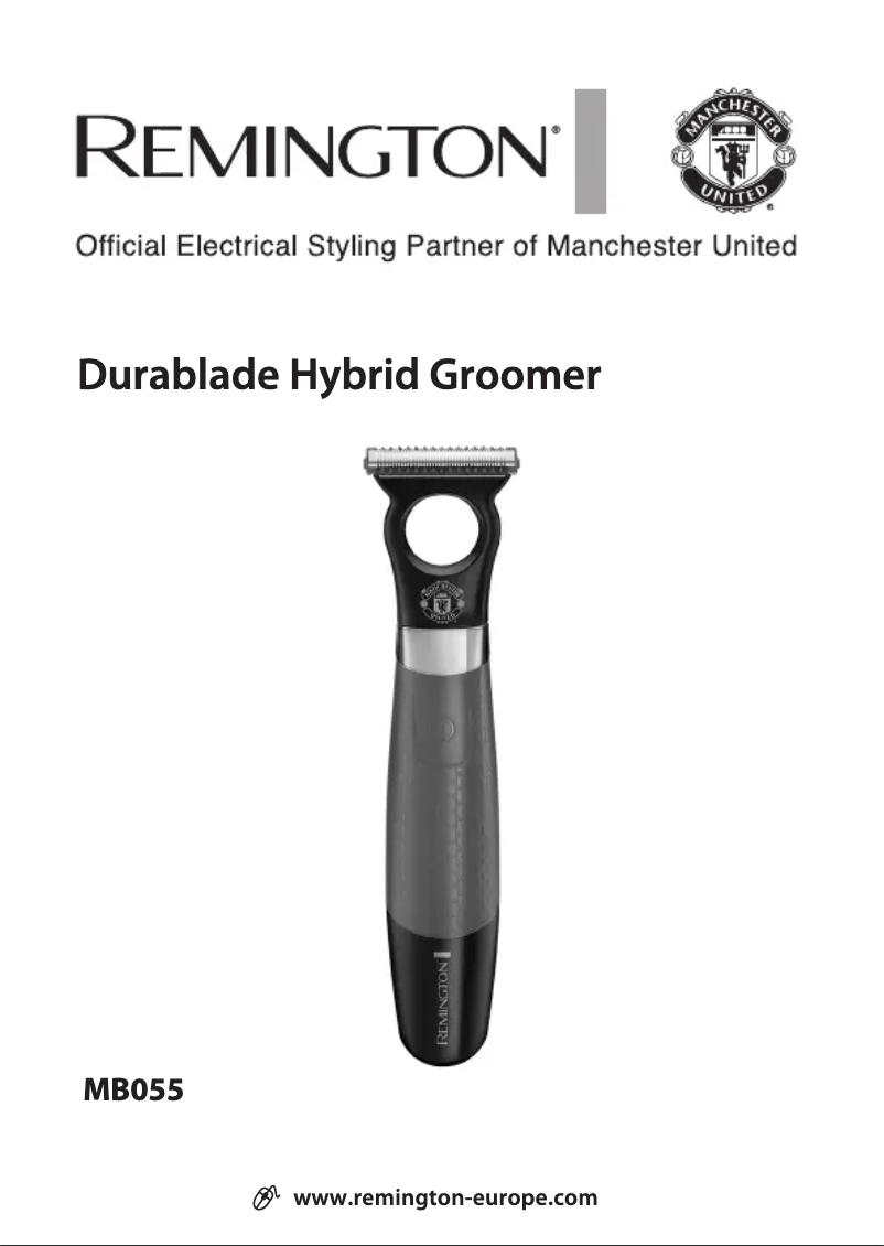 Imagen de la primera página del manual del dispositivo Durablade Hybrid Groomer MB055