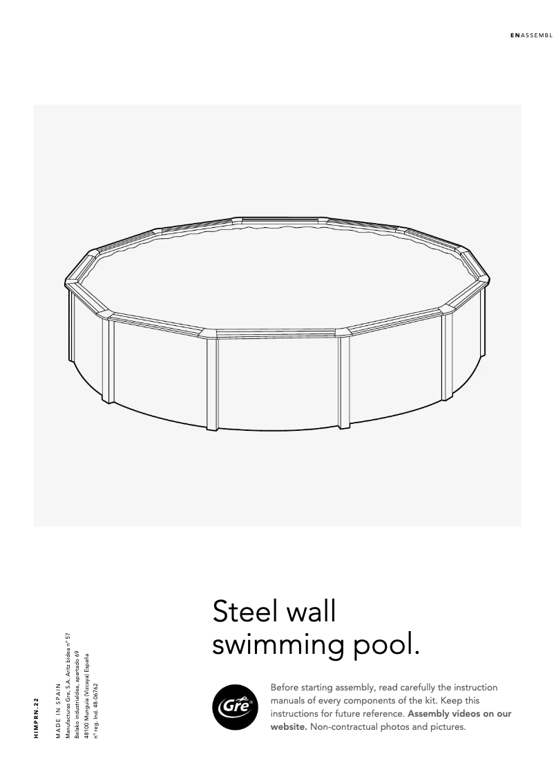 Página nº 1 - Manual de usuario Gre KIT300N