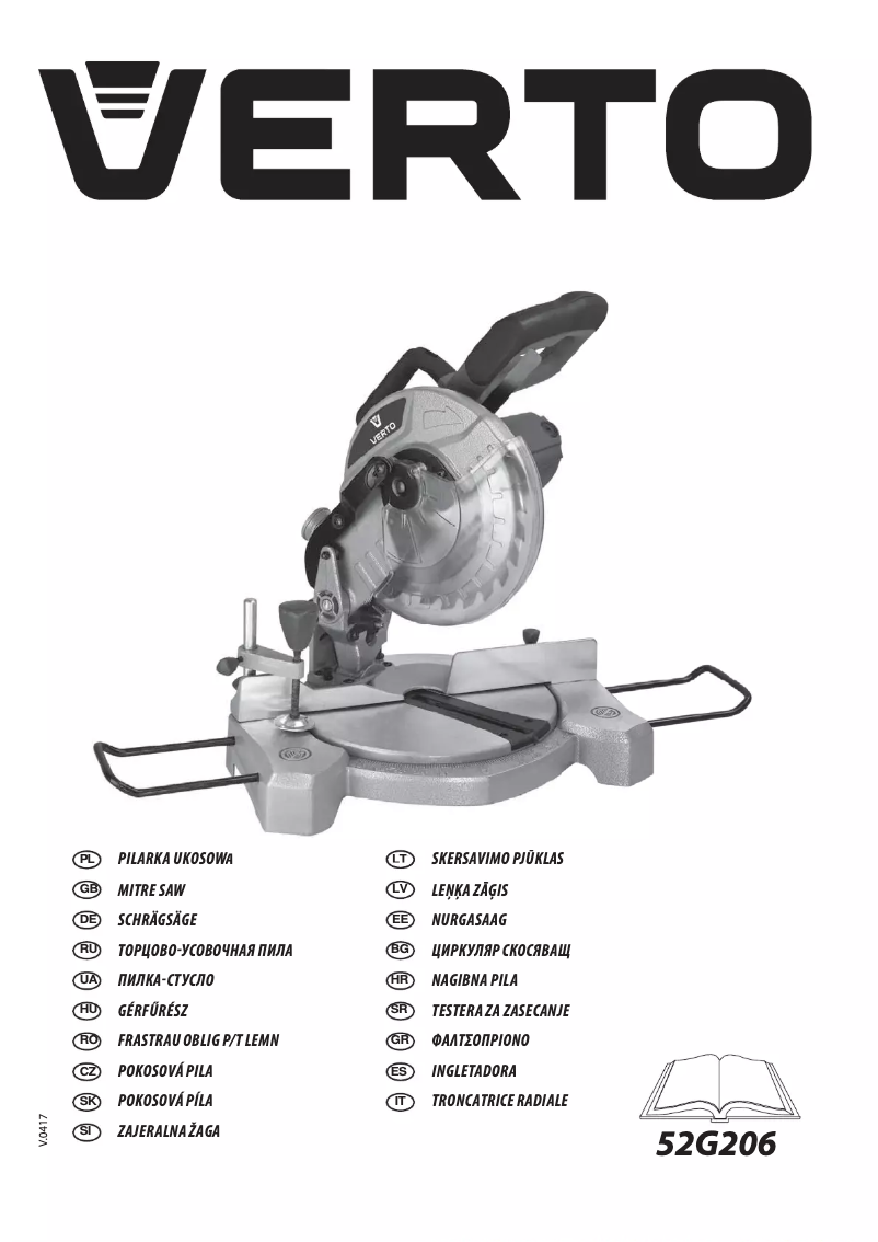 Imagen de la primera página del manual del dispositivo 52G206