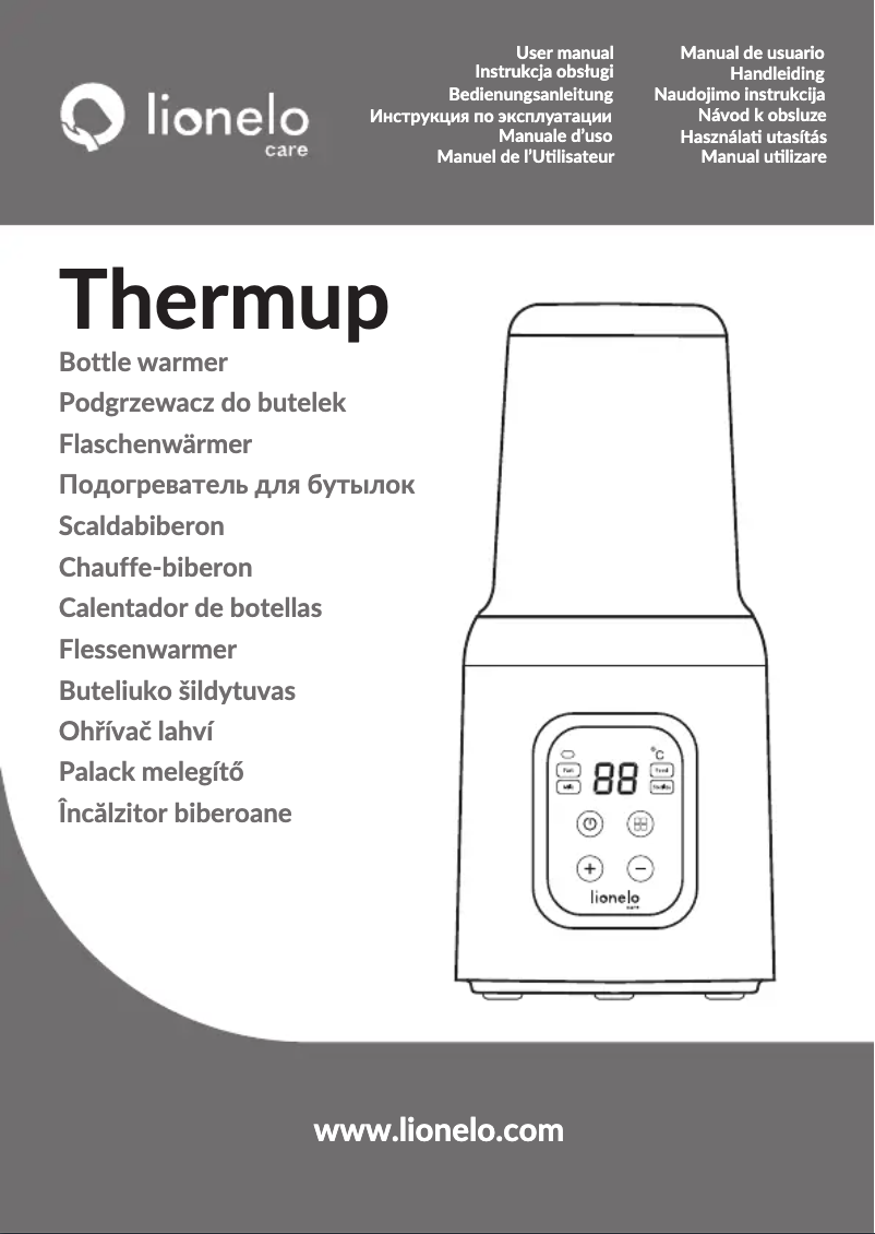 Página 1 del manual Manual de usuario Lionelo Thermup