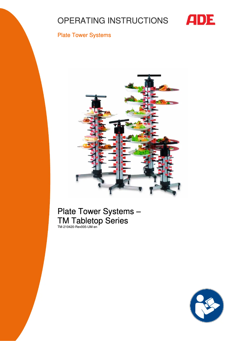 Página 1 del manual Manual de usuario ADE TM-210420