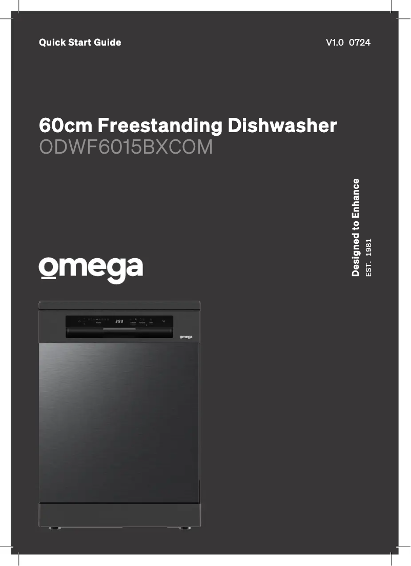 Imagen de la primera página del manual del dispositivo ODWF6015BXCOM