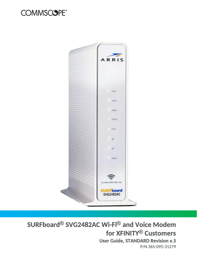 Página nº 1 - Guía de inicio rápido Arris SURFboard SVG2482AC