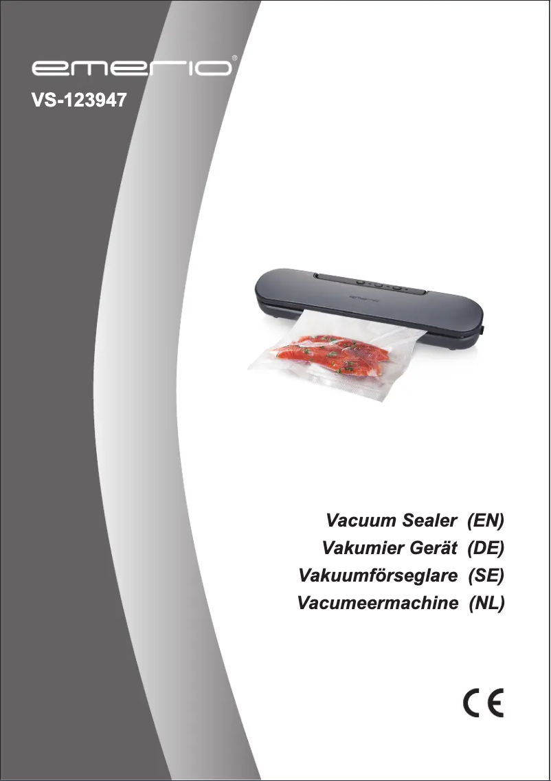 Imagen de la primera página del manual del dispositivo VS-123947