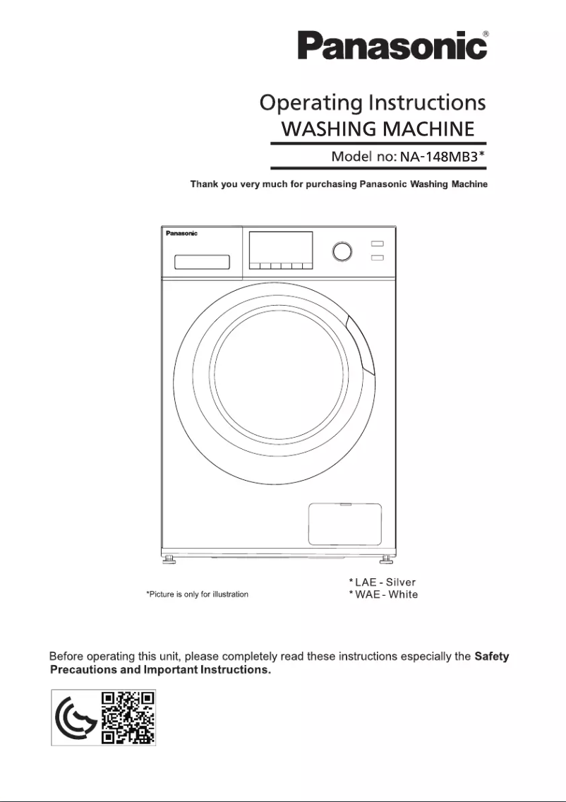 Página 1 del manual Manual de usuario Panasonic NA-148MB3LSA