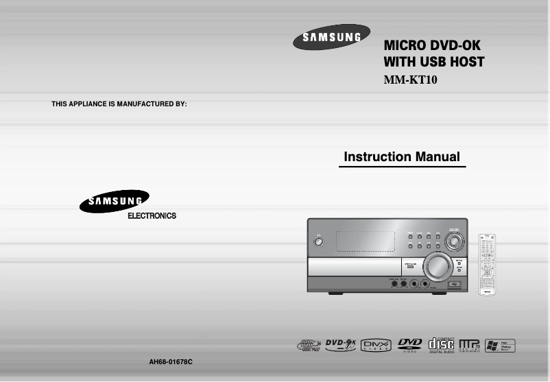 Imagen de la primera página del manual del dispositivo MM-KT10