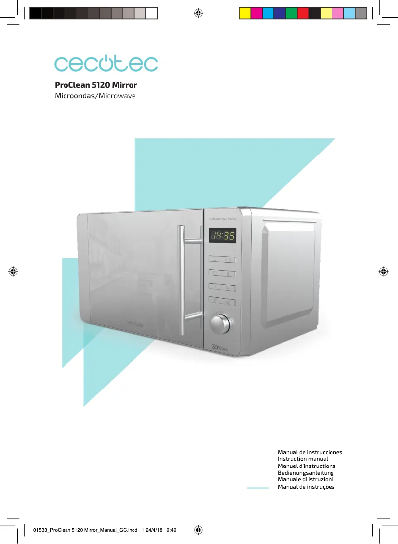 Imagen de la primera página del manual del dispositivo ProClean 5120 Mirror