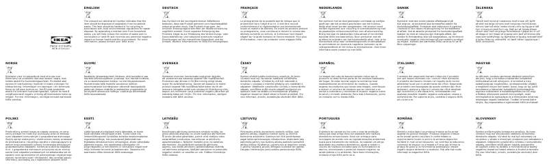 Imagen de la primera página del manual del dispositivo VATTENSTEN 405.305.97