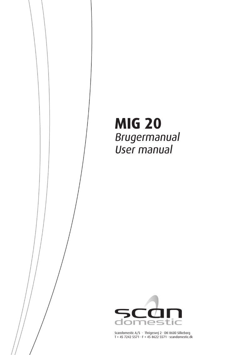 Imagen de la primera página del manual del dispositivo MIG 20 B