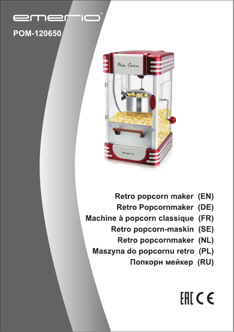 Página 1 del manual Manual de usuario Emerio POM-120650