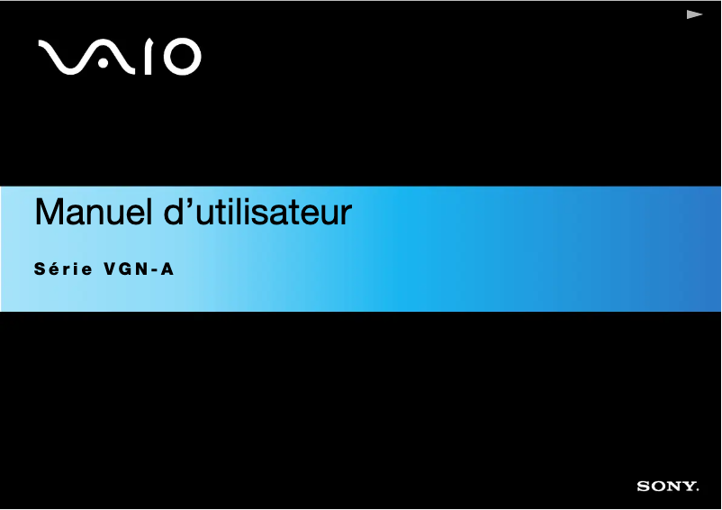 Página 1 del manual Manual de usuario Sony Vaio VGN-A215M