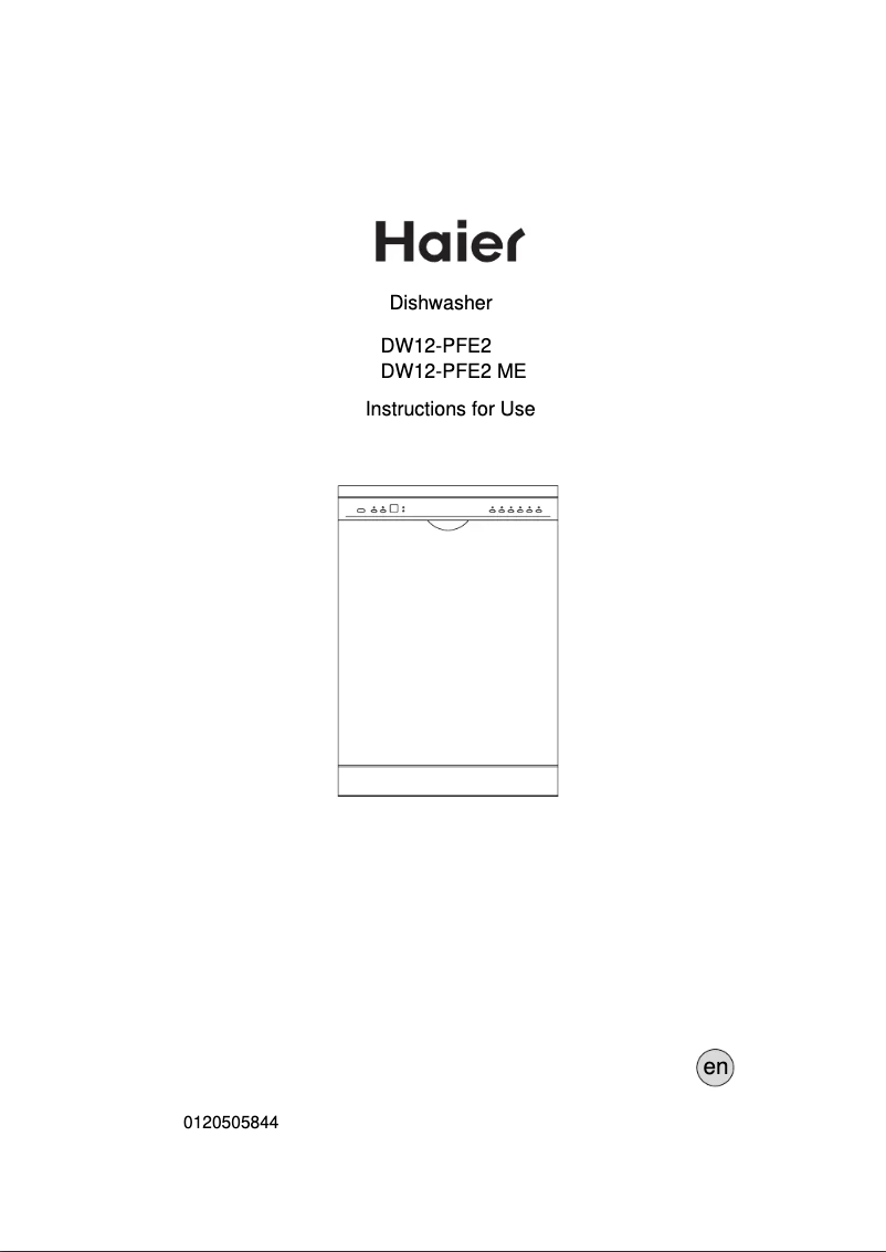 Imagen de la primera página del manual del dispositivo DW12-PFE2