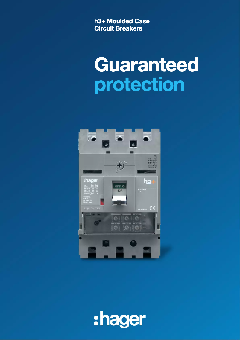 Página 1 del manual Folleto Hager HHA048Z