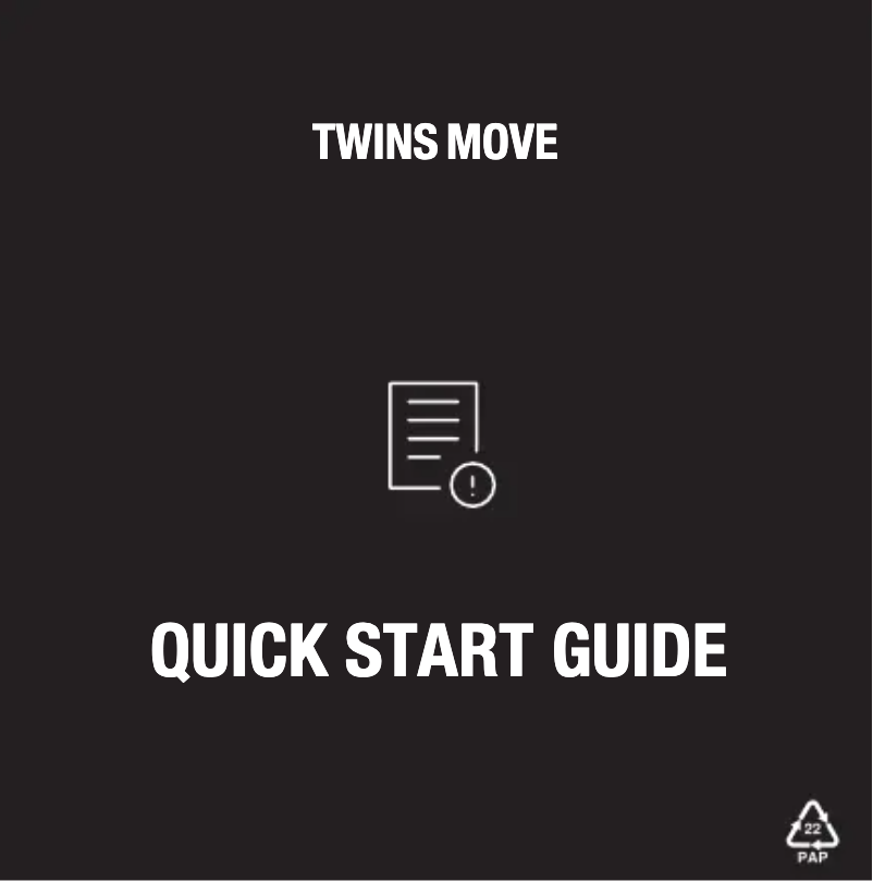 Imagen de la primera página del manual del dispositivo Twins Move