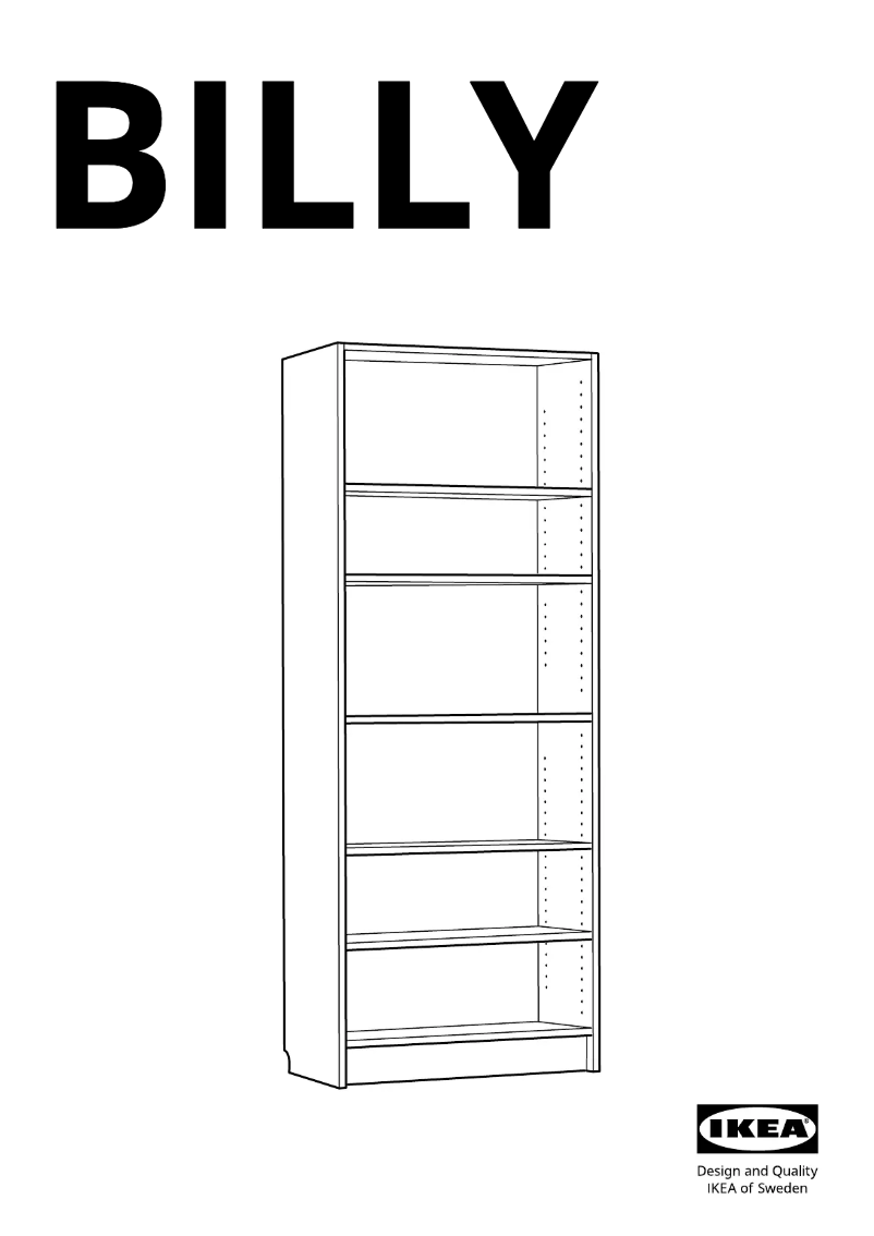 Imagen de la primera página del manual del dispositivo BILLY 205.257.09