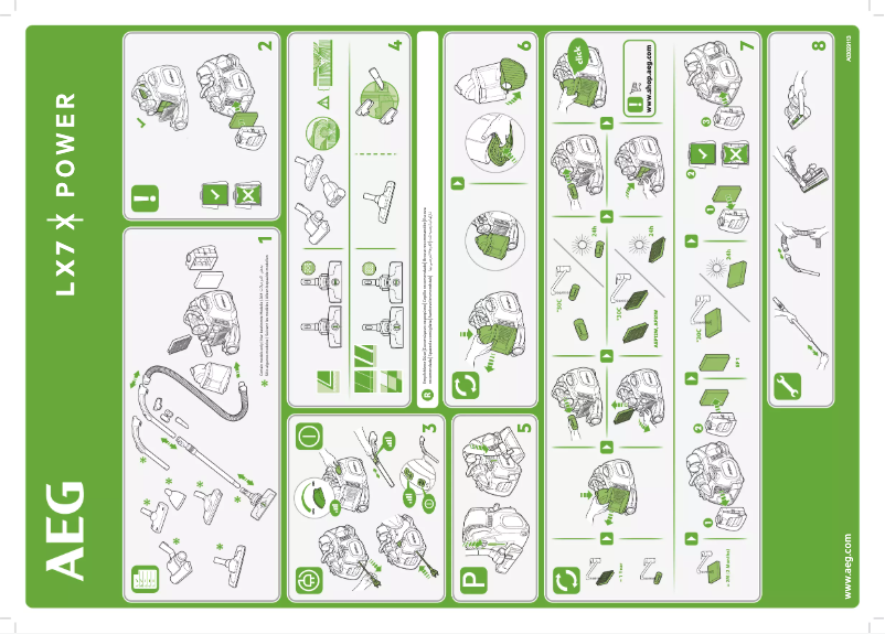 Página 1 del manual Manual de usuario AEG LX7-2-DB