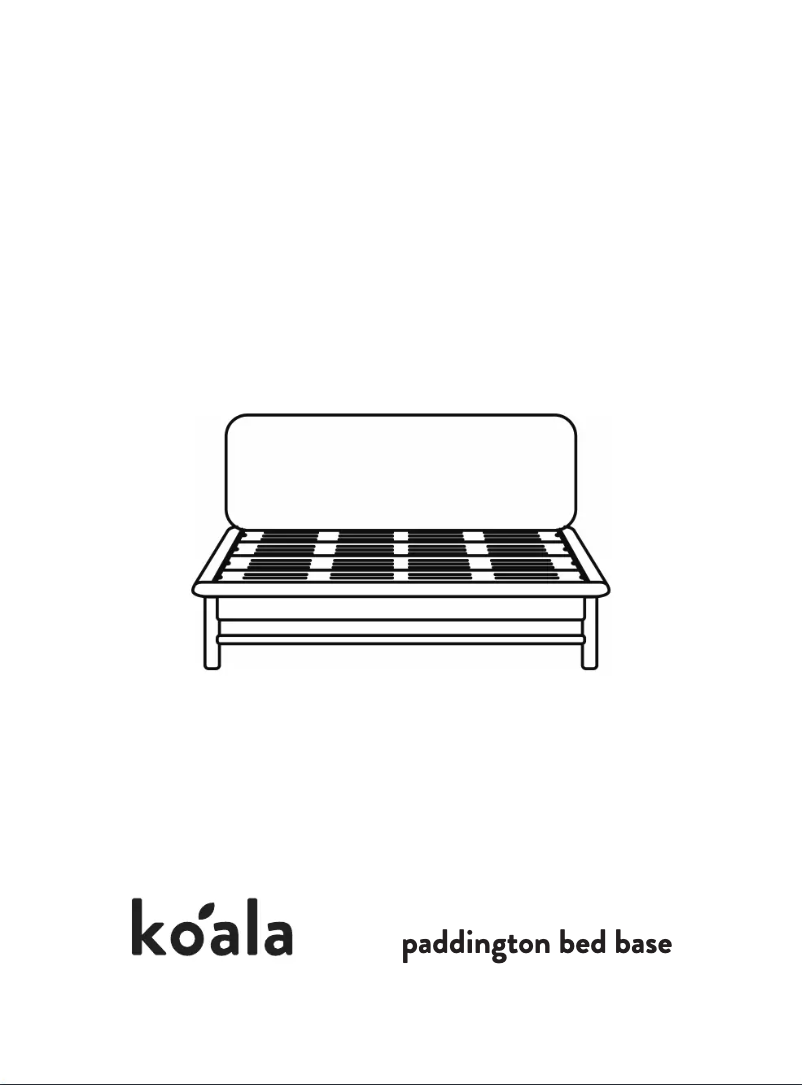 Página 1 del manual Manual de usuario Koala Paddington Bed Base