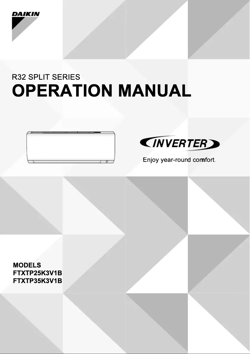 Página nº 1 - Manual de usuario Daikin FTXTP35K3V1B