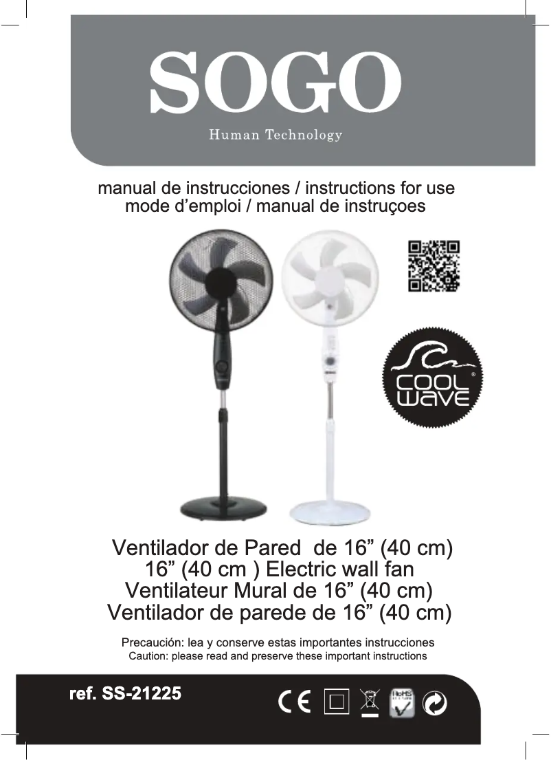 Página 1 del manual Manual de usuario Sogo SS-21225