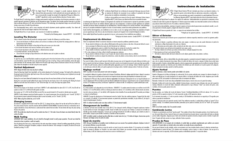 Página 1 del manual Manual de usuario DSC BV-300D