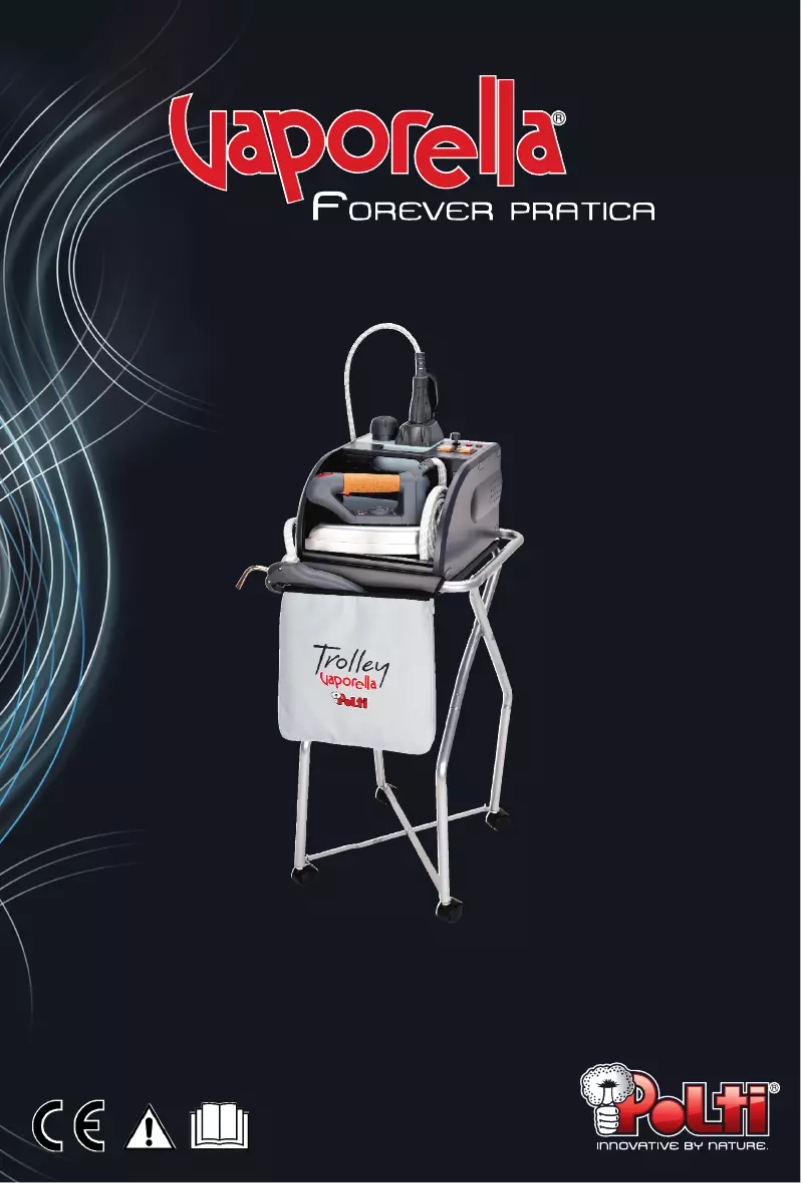 Imagen de la primera página del manual del dispositivo Vaporella Forever PRATICA