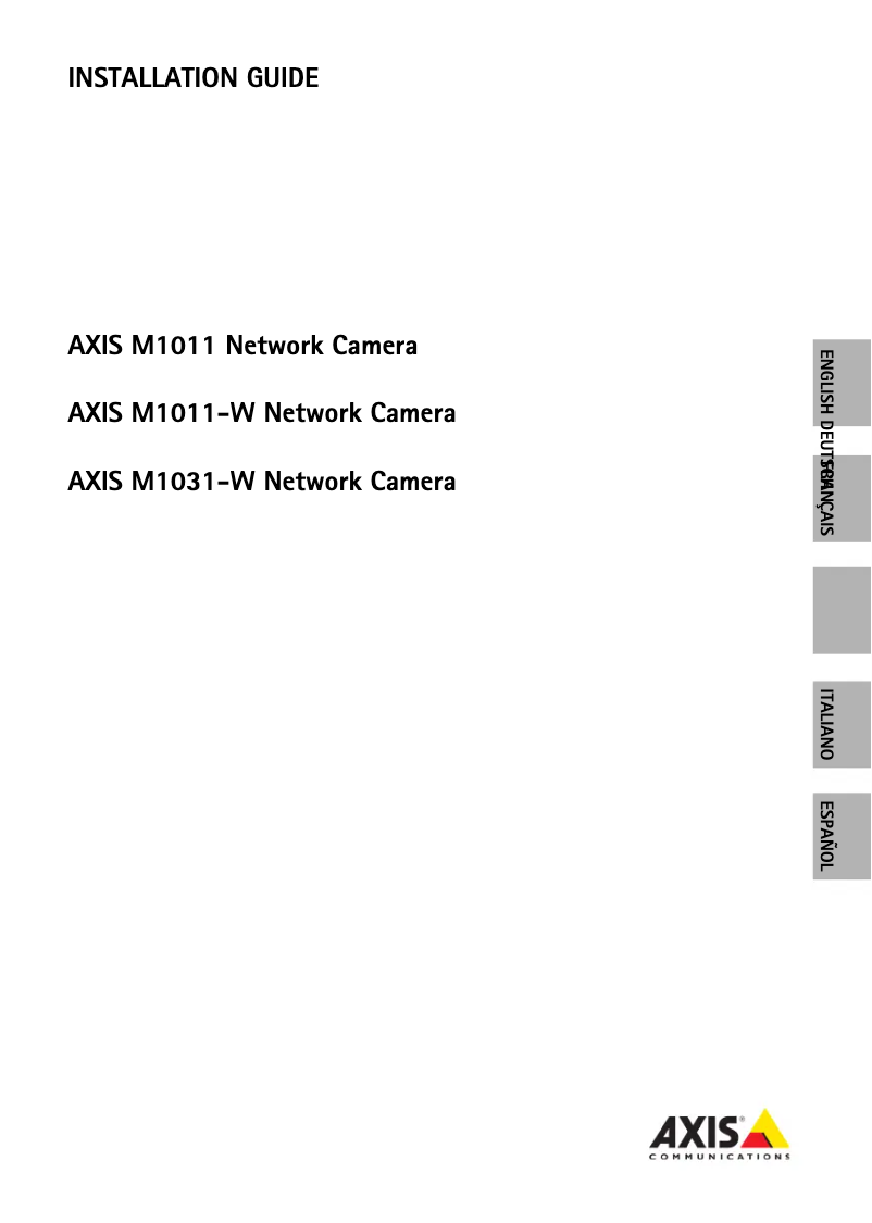 Imagen de la primera página del manual del dispositivo M1031