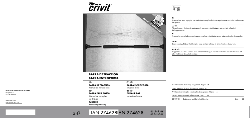 Imagen de la primera página del manual del dispositivo IAN 274628