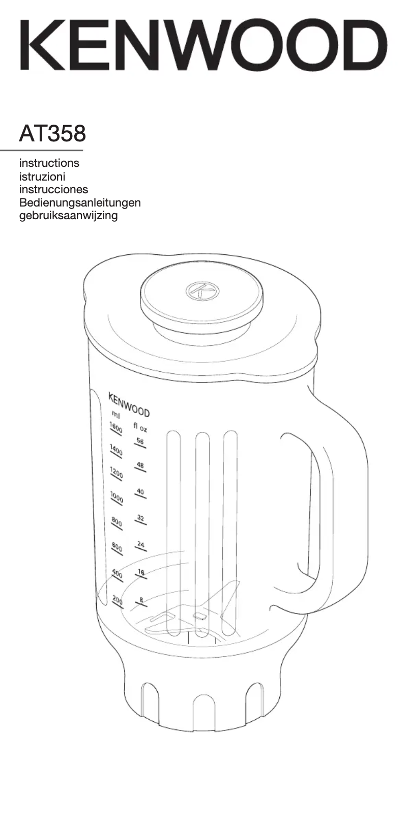 Página 1 del manual Manual de usuario Kenwood AT358