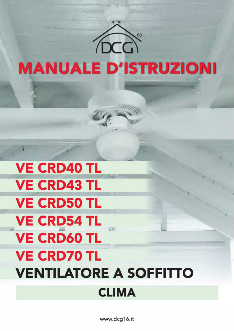 Imagen de la primera página del manual del dispositivo VECRD54TL