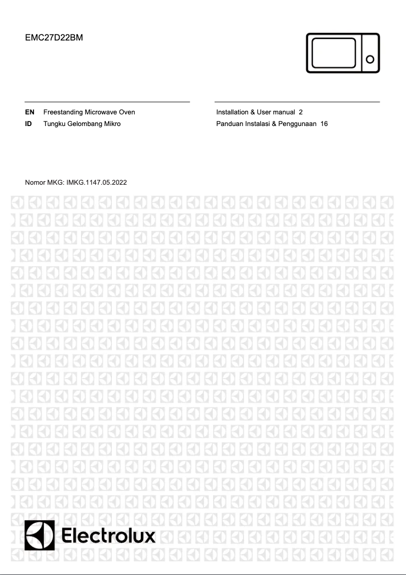 Página 1 del manual Manual de usuario Electrolux EMC27D22BM