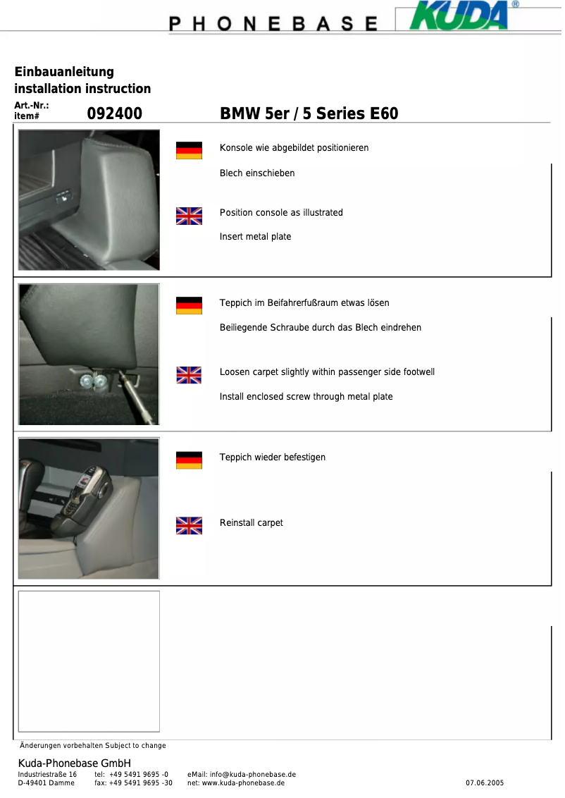 Imagen de la primera página del manual del dispositivo 092400