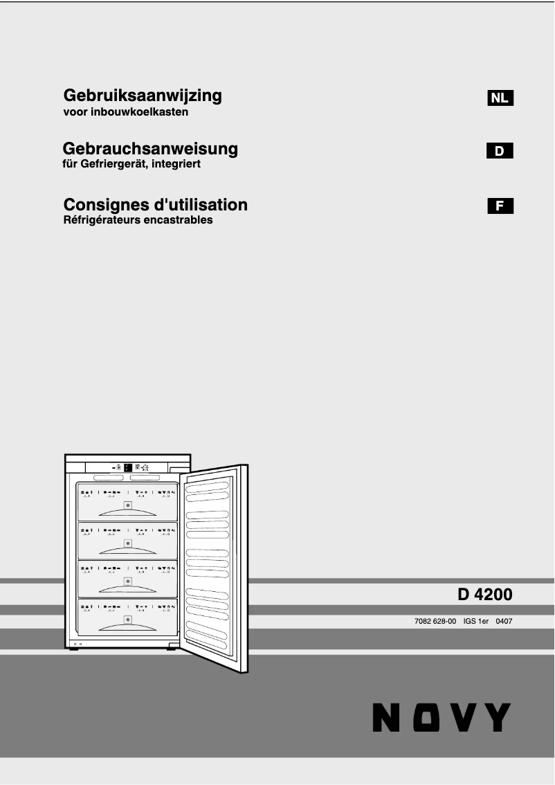 Página 1 del manual Manual de usuario Novy 4200