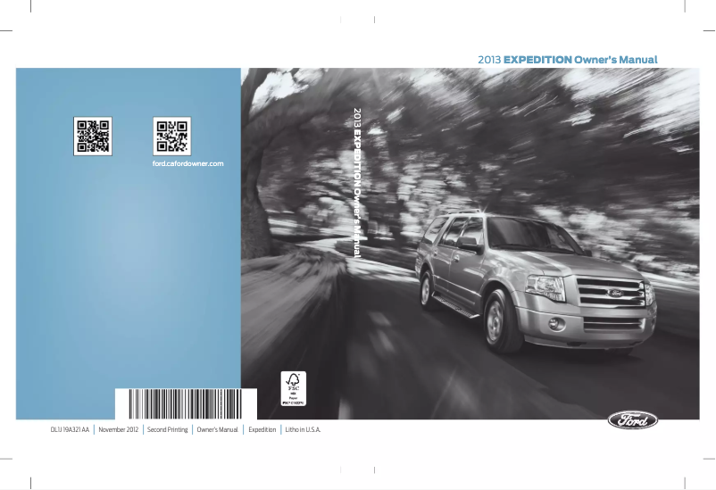 Imagen de la primera página del manual del dispositivo Expedition (2013)
