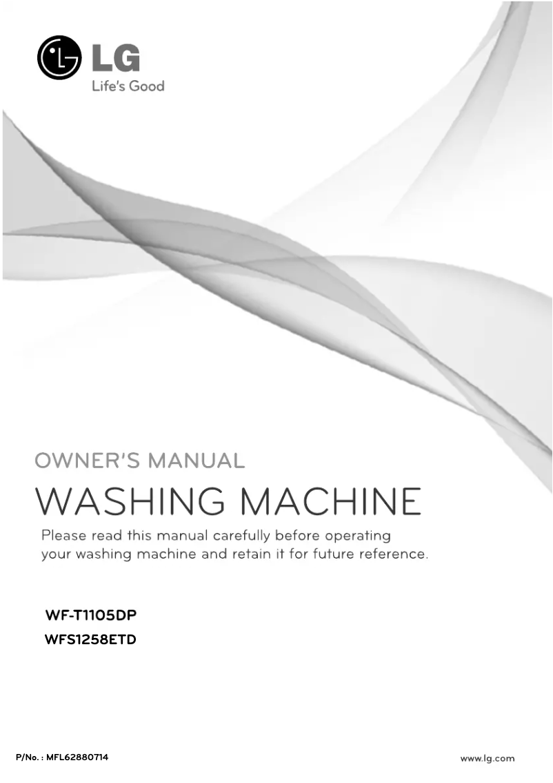 Imagen de la primera página del manual del dispositivo WFS1258ETD