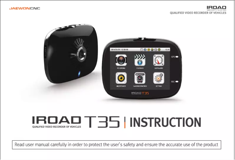 Imagen de la primera página del manual del dispositivo T35